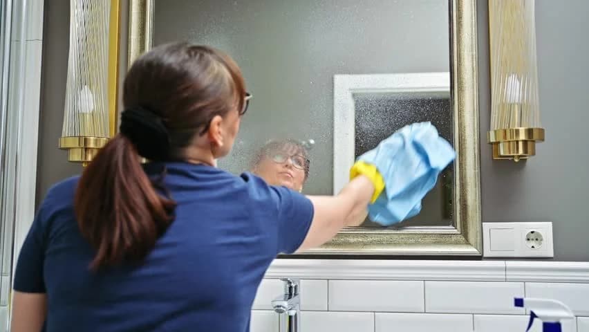 Mirror cleaning service