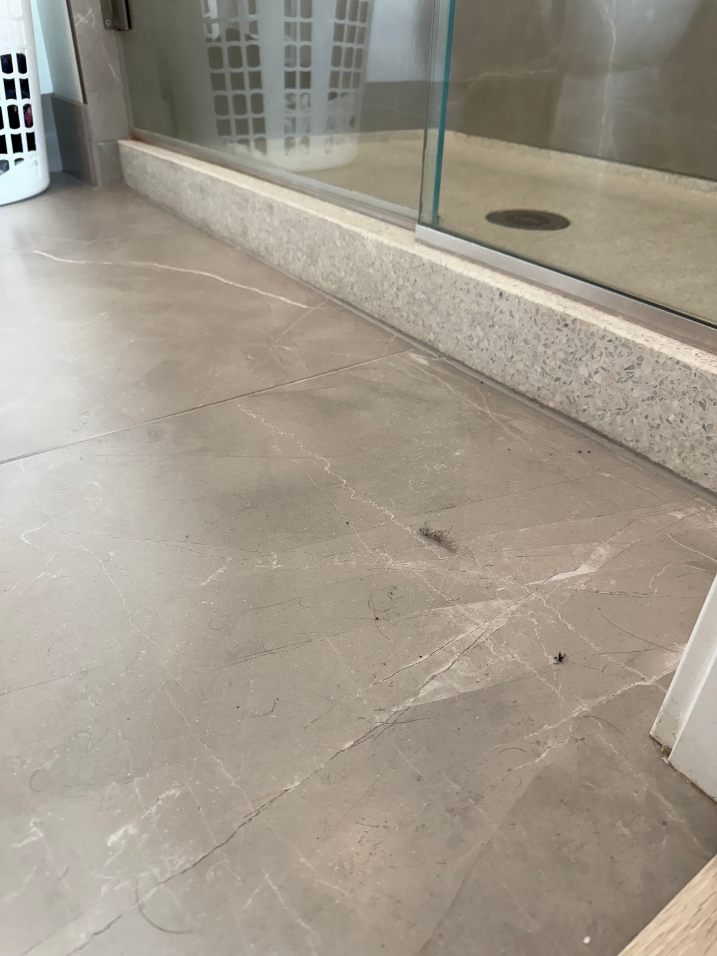 Floors before cleaning