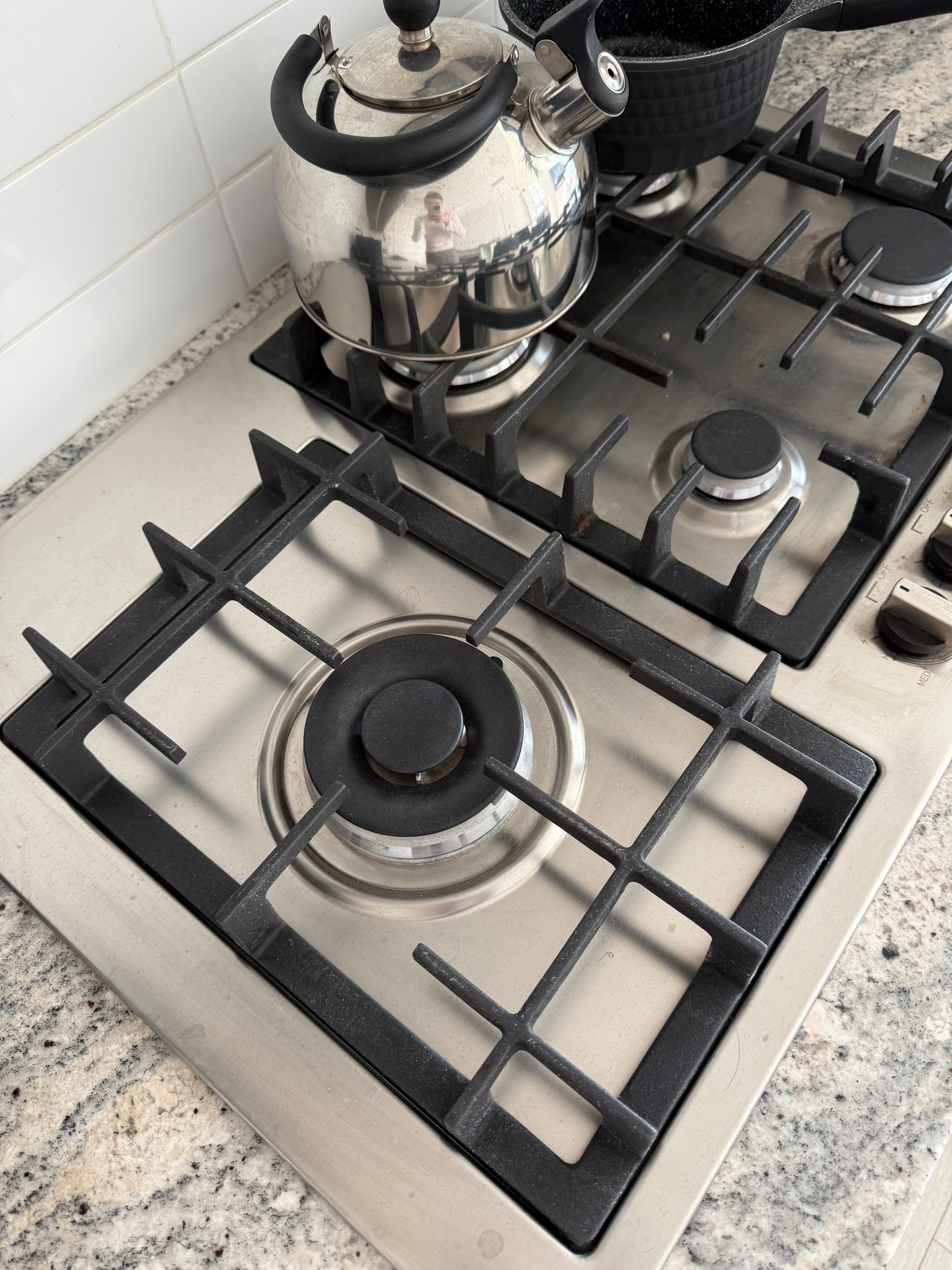 Stove Top before cleaning